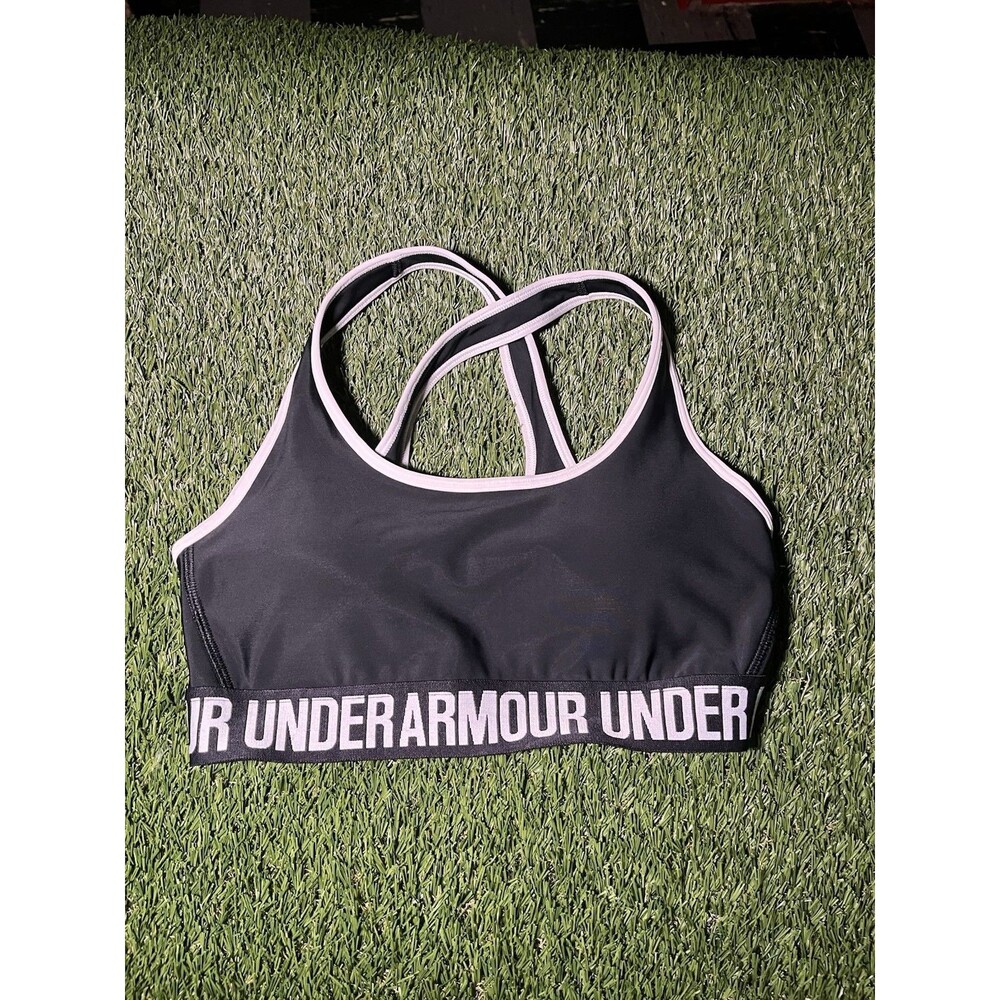 Under Armour Sports Bra Womens M Removable Padding Compression Racerback